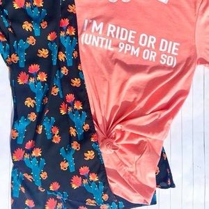 Ride or die tee